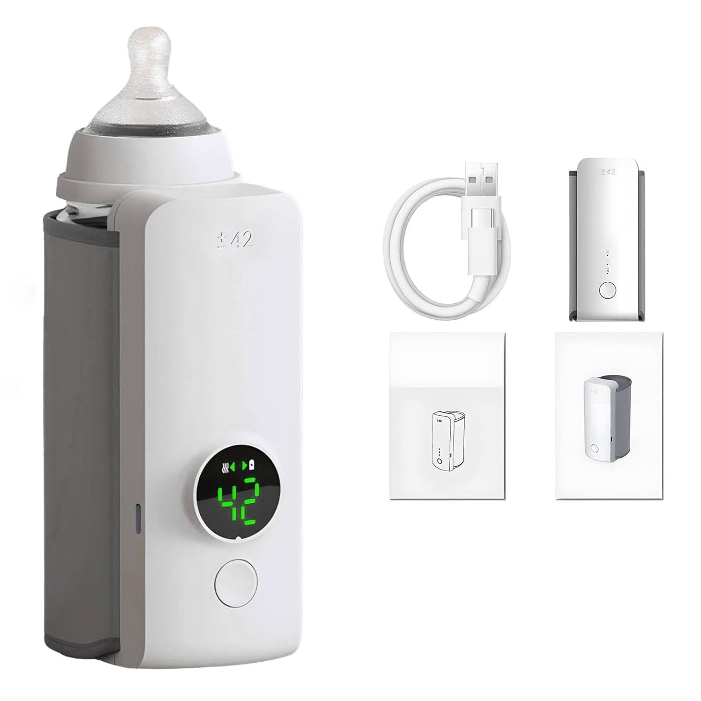 USB Rechargeable Baby Bottle Milk Warmer